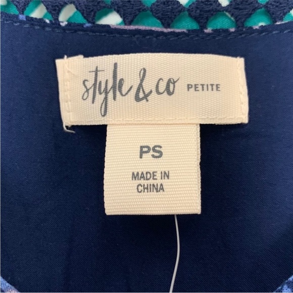 Summer Floral Dress Style & Co. Size SP - Picture 3 of 4